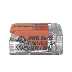 Conector Compacto para 1 Cable de Entrada 2 Cables de Salida / Cables Compatibles 28AWG-12AWG