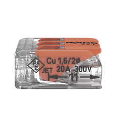Conector Compacto para 1 Cable de Entrada 2 Cables de Salida / Cables Compatibles 28AWG-12AWG