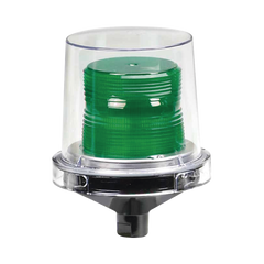 Luz de advertencia LED para ubicaciones peligrosas Electraray®, UL y cUL para Clase I, División 2, Grupos A, B, C y D; Clase II División 2, Grupos F y G; Clase III, 24 VCD, Color Verde