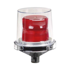 Luz de advertencia LED para ubicaciones peligrosas Electraray®, UL y cUL Homologado UL y cUL para Clase I, División 2, Grupos A, B, C y D; Clase II División 2, Grupos F y G; Clase III , 240 VCA, color Rojo, parpadeo predeterminado
