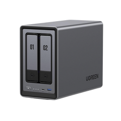 NASync DXP2800 | SO UGOS Pro |  Intel N100 12th Gen Intel® 4 Core™ | 2 Bahías SATA hasta 48TB | 2-Bahias (M.2 NVMe) hasta 16TB | 8GB DDR5 (Exp. a 16GB) | Ethernet 2.5G  | HDMI 4K | 2* USB2.0 | 1*USB 3.2Gen | 1* USB 3.2Gen2 | 1*USB-C 3.2Ge