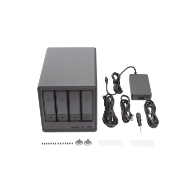 NASync DXP4800 | SO UGOS Pro |  Intel N100 12th Gen Intel® Quad Core™ | 4-Bahias (SATA) hasta 96TB | 2* M.2 SSD hasta 16TB| 8GB DDR5 (Exp. a 16GB) | 2.5Gb Dual Ethernet | HDMI 4K | 2* USB2.0 | 1*USB 3.2Gen | 1* USB 3.2Gen2 | 1*USB-C 3.2Gen2 | SD