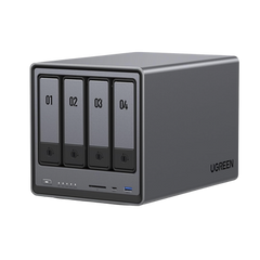 NASync DXP4800 | SO UGOS Pro |  Intel N100 12th Gen Intel® Quad Core™ | 4-Bahias (SATA) hasta 96TB | 2* M.2 SSD hasta 16TB| 8GB DDR5 (Exp. a 16GB) | 2.5Gb Dual Ethernet | HDMI 4K | 2* USB2.0 | 1*USB 3.2Gen | 1* USB 3.2Gen2 | 1*USB-C 3.2Gen2 | SD