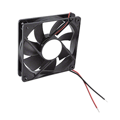 Ventilador Anticondensante Axial Cuadrado, 12Vcc, 120x120x25 mm, 75.0 CFM, 1.9 W, 161 mA, 2200 RPM.