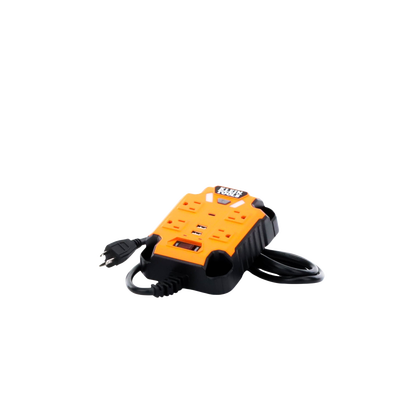 Multicontacto Powerbox 1, con 4 Salidas 120 Vca, 2 USB-A / 1 USB-C, Luces LED Integradas y Soporte Magnético