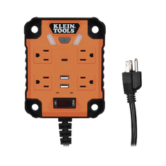 Multicontacto Powerbox 1, con 4 Salidas 120 Vca, 2 USB-A / 1 USB-C, Luces LED Integradas y Soporte Magnético