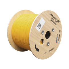 Fibra Óptica Multimodo OM3 2 mm Simplex Tight Buffer (900 micras), Precio Por Metro, (Hasta 2000 Metros en un Solo Tramo de Cable)