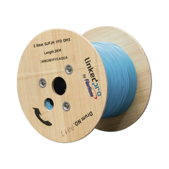 Fibra Óptica Multimodo OM4, 2 mm, Simplex, Tight Buffer (900 micras), Precio Por Metro, (Hasta 2000 Metros en un Solo Tramo de Cable)