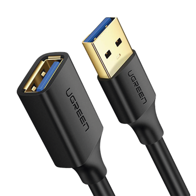 Cable Extensor USB 3.0 / 3 Metros / Macho-Hembra / 5 Gbps / Ultra Durabilidad / Núcleo de cobre estañado 28/22 AWG / Blindaje interior múltiple / Ideal para teclado, mouse , etc.