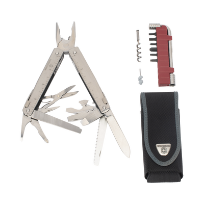 Navaja Victorinox Multiherramienta con 37 funciones. Incluye Funda de Nailon y Accesorio Bit