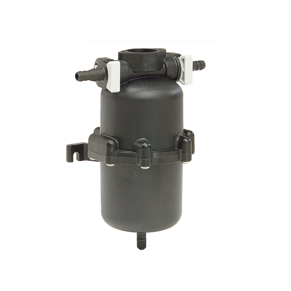 Mini tanque acumulador con capacidad de hasta 0.65 litros.