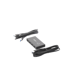 Conmutador USB para Compartir 4 Puertos USB 3.0 a 2 PC Ìs | Cambio Mediante Botón | Incluye Dos Cables USB de 1.5 m | ABS | Permite que 2 Usuarios Compartan 4 Dispositivos Periféricos USB3.0, como una impresora, un escáner, etc.