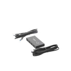 Conmutador USB para Compartir 4 Puertos USB 3.0 a 2 PC ́s | Cambio Mediante Botón | Incluye Dos Cables USB de 1.5 m | ABS | Permite que 2 Usuarios Compartan 4 Dispositivos Periféricos USB3.0, como una impresora, un escáner, etc.