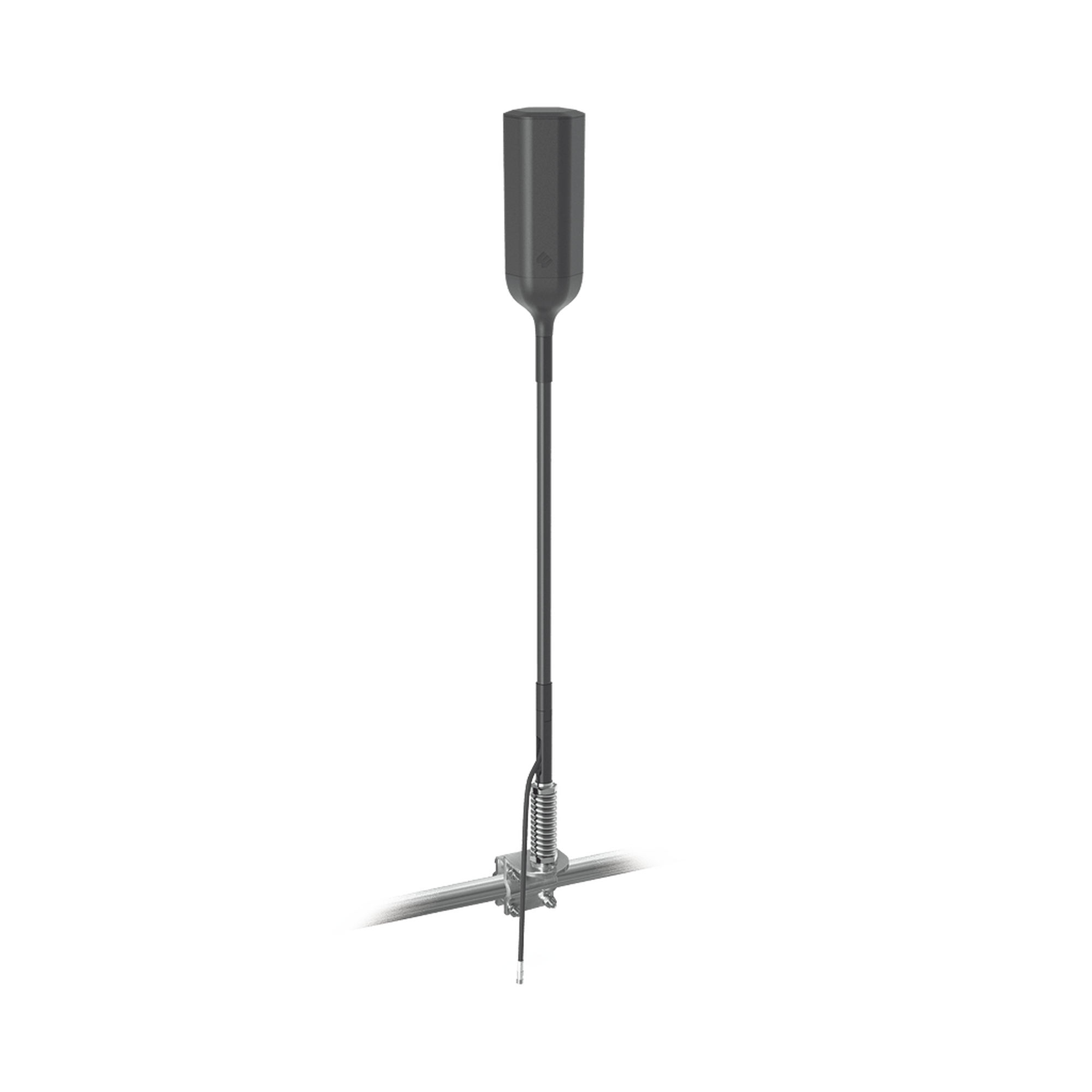 Antena Omnidireccional para Amplificador o Modem 4G/3G | Con montaje para espejo de Tractocamión | Rangos de frecuencia 700-900 MHz, 1710-2270 MHz | Ganancia Máxima 4.3 dBi.