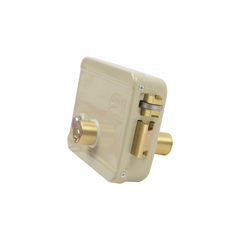 Cerradura Eléctrica / Incluye Llave / Derecha/ Con Botón integrado /Exterior