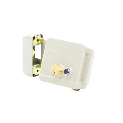 Cerradura Eléctrica / Incluye Llave /Con Botón integrado / Izquierda / Exterior