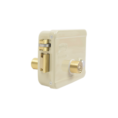 Cerradura Eléctrica / Incluye Llave /Con Botón integrado / Izquierda / Exterior