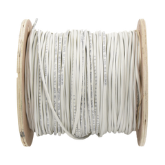 Carrete de 152 Metros de Cable / 2 x 16 AWG / BLINDADO / PLENUM / Color Blanco / Para Aplicaciones de Audio, Seguridad y Control