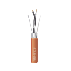 Carrete de 305 Metros (1000 Pies) / Cable 2 x 18 AWG / Color Naranja / Blindado / Plenum / Trenzado para Aplicaciones de Transmisión de Datos a Alta Velocidad para Automatización, EIA-485, BACnet y otros Sistemas de Comunicación