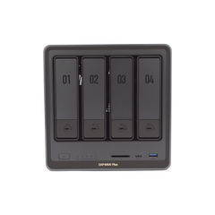 NAS UGREEN NASync DXP4800 Plus / Procesador Intel Pentium Gold 8505 5 Núcleos / 4 Bahías SATA + 2 M.2 NVMe PCIe 4.0 / 8GB DDR5 Expandible a 64GB / 10GbE + 2.5GbE / USB 3.2 Gen 2 Tipo C / HDMI 4K / Sistema Almacenamiento Conectado Red