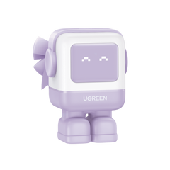 Cargador RobotGaN de 65W Serie UNO | 3 Puertos de Carga Rápida | 2 USB-C | 1 USB-A | PD 3.0 | QC 4.0 | Carga Inteligente | Tecnología GaN II | Zapato Magnético Extraíble | Carcasa Ignífuga | Pantalla LED