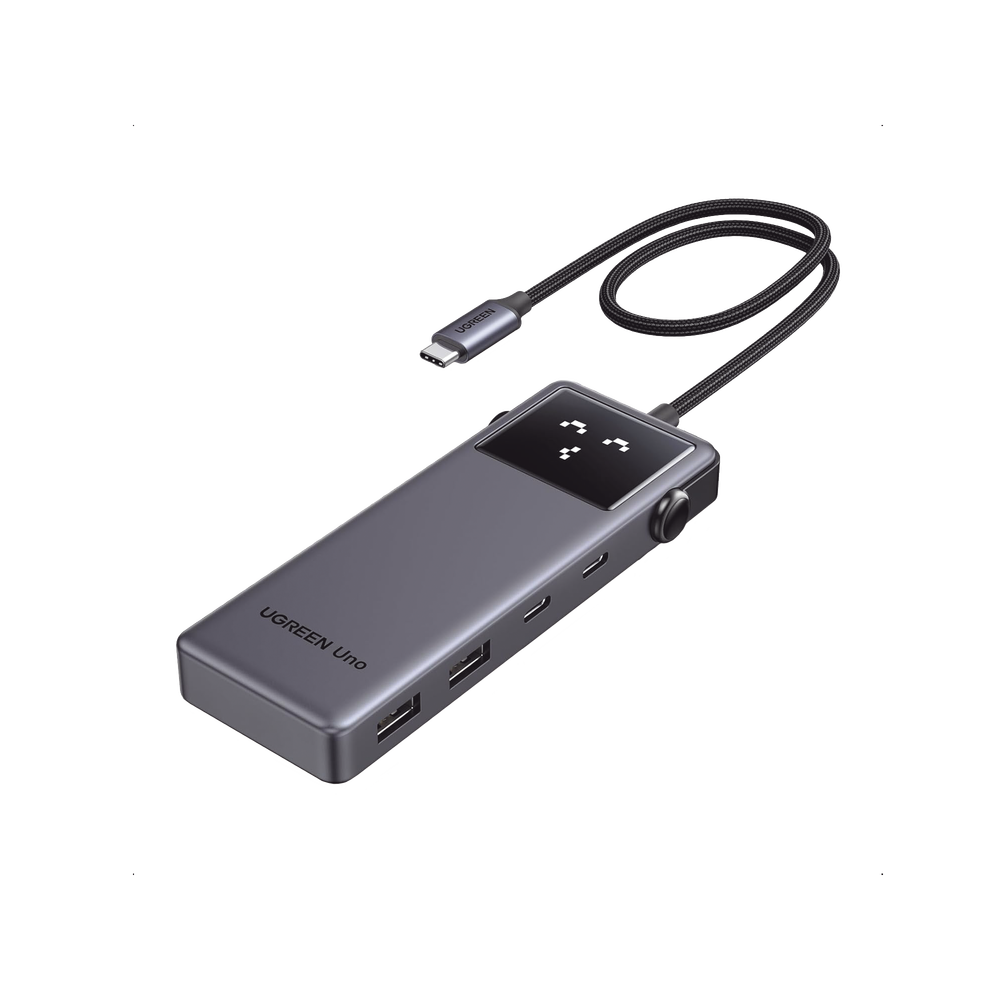HUB USB-C Uno USB-C To HDMI+2*USB 3.2 A+2*USB 3.2 C+PD Power Converter ABS