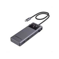 HUB USB-C Uno USB-C To HDMI+2*USB 3.2 A+2*USB 3.2 C+PD Power Converter ABS