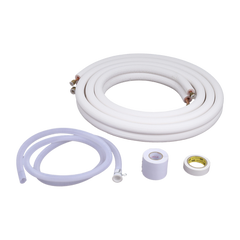 Kit de tubería / 1 / 4"  y 3 / 8 " / Capacidad para minisplit AUFIT / 1 Tonelada / Cinta aislante / Accesorios / Longitud de 4 metros