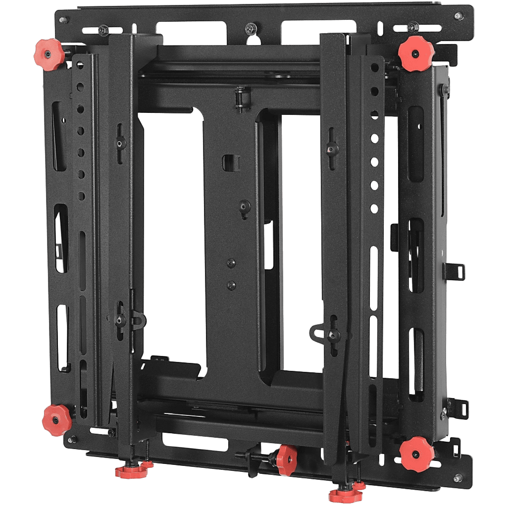 Soporte Muro para video wall LCD / Liberación Rápida / Para Pantallas 46"-60" / Ajuste Micro Sin Herramientas XYZ 1.5" / VESA 600x400 mm / Carga Máxima 56Kg / Gestión Integrada de Cables