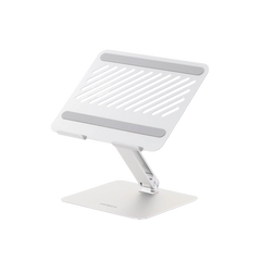 Soporte de Aluminio para Laptop | Ajustable 180° | Soporta Laptops de 10 a 17.3''| Capacidad de Carga 5Kg | Excelente Estabilidad | Diseño Para Alta Disipación de Calor | Altura y Angulo Ajustable | Plegable y Portátil.