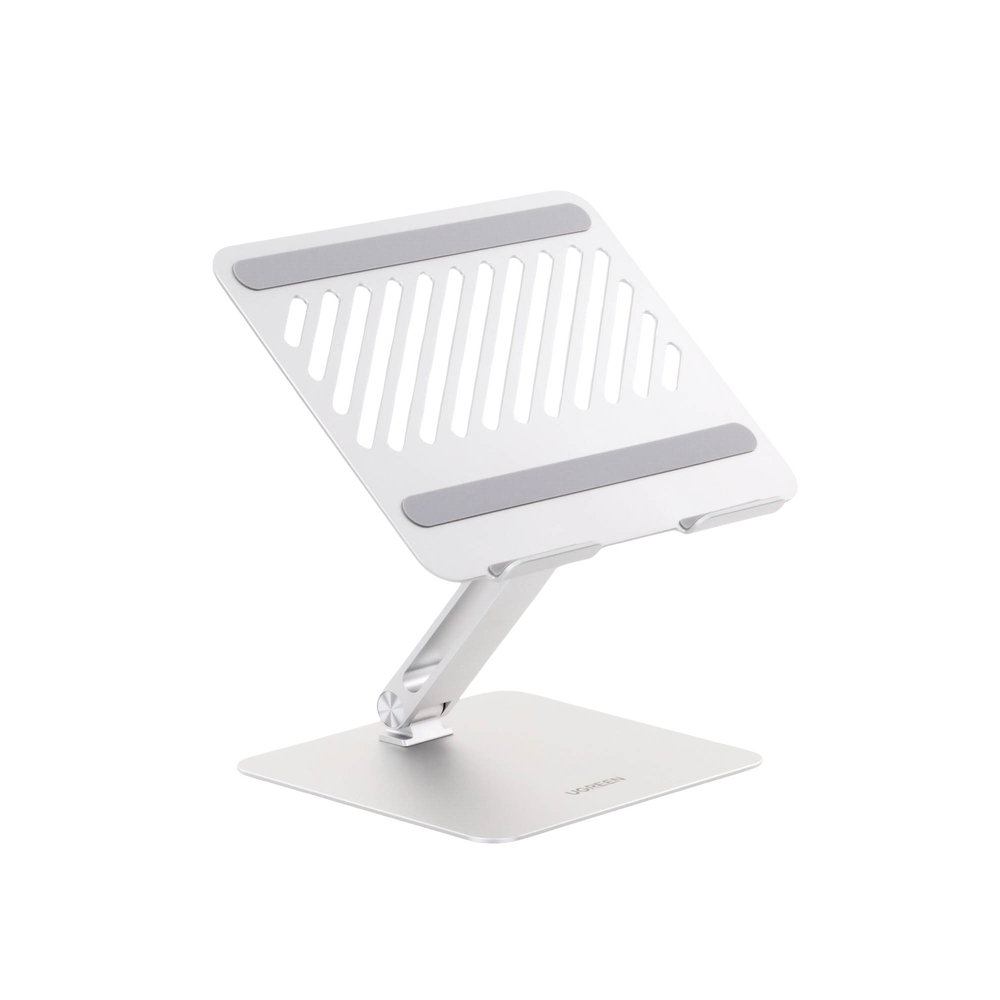 Soporte de Aluminio para Laptop | Ajustable 180° | Soporta Laptops de 10 a 17.3''| Capacidad de Carga 5Kg | Excelente Estabilidad | Diseño Para Alta Disipación de Calor | Altura y Angulo Ajustable | Plegable y Portátil.