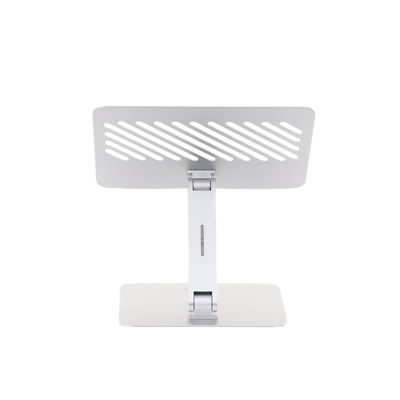 Soporte de Aluminio para Laptop | Ajustable 180° | Soporta Laptops de 10 a 17.3''| Capacidad de Carga 5Kg | Excelente Estabilidad | Diseño Para Alta Disipación de Calor | Altura y Angulo Ajustable | Plegable y Portátil.