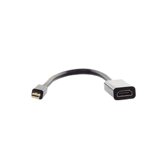 Convertidor Mini Display Port a HDMI / 4K@30Hz / Thunderbolt / Blindaje interno múltiple /  Carcasa ABS / Longitud de 25 cm