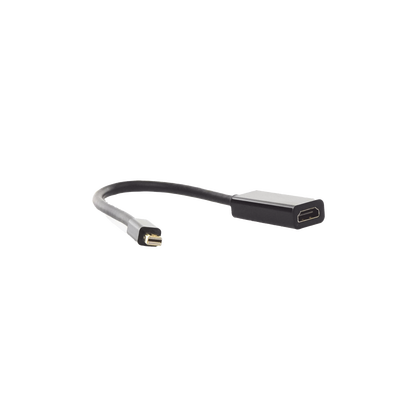 Convertidor Mini Display Port a HDMI / 4K@30Hz / Thunderbolt / Blindaje interno múltiple /  Carcasa ABS / Longitud de 25 cm
