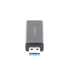 Lector de tarjetas SD portátil USB 3.0 de doble ranura / adaptador de tarjeta de memoria flash concentrador para TF SD Micro SD SDXC SDHC MMC RS-MMC Micro SDXC Micro SDHC UHS-I