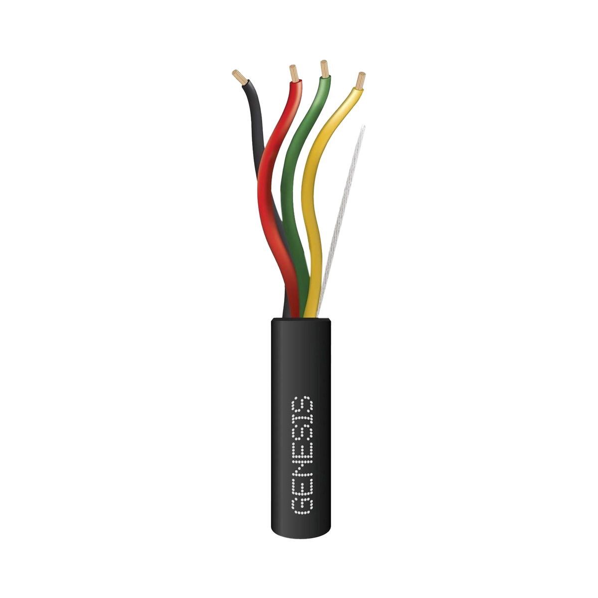 Carrete de Cable 152 Metros (500 Pies) / 4 x 18 AWG / Cable DIRECT BURIAL FPL / Para Intemperie / Uso en Aplicaciones en Sistemas de Detección de Incendio y Sistemas de Evacuación