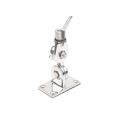 Montaje rotativo de acero inoxidable, 4 posiciones, rosca estándar 1”-14