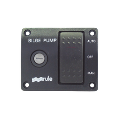 Switch de tres posiciones para control de bombas de achique.