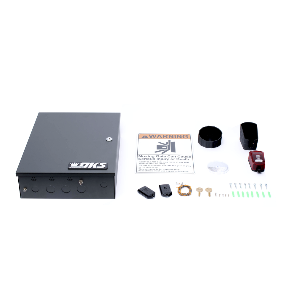 Cuadro de Mando Para Operadores Abatibles Doorking 6006-380 / Soporta Respaldo de Baterias