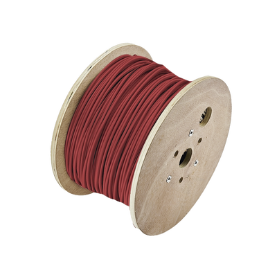 Bobina de 305 Metros de Alambre / 2 x 16 AWG / Riser / Para Aplicaciones de Incendio FPLR / Blindado Sólido Color Rojo