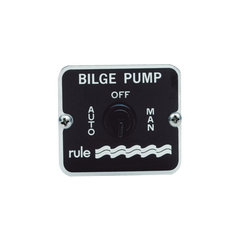 Switch de tres posiciones para control de bombas de achique de 12 o 24 Vcd.