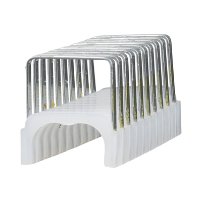 Paquete de 300 Grapas con Aislamiento,  para Cables NM (Romex®) como 14/3, 14/3G, 12/3 y otros cables de hasta 11/32'' × 19/32'' (9 mm × 15 mm).