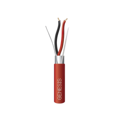 Bobina de Alambre 152 Metros / 2 x 16 AWG Blindado / PLENUM / Para Alarmas de Incendio