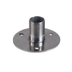 Montaje recto de 1", acero inoxidable, base con brida