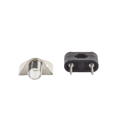 Soporte para antenas marinas con adaptadores de nailon para ajustarse a rieles cuadrados o redondos verticales u horizontales de 7/8″, 1″ y 11⁄4″
