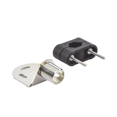 Soporte para antenas marinas con adaptadores de nailon para ajustarse a rieles cuadrados o redondos verticales u horizontales de 7/8″, 1″ y 11⁄4″