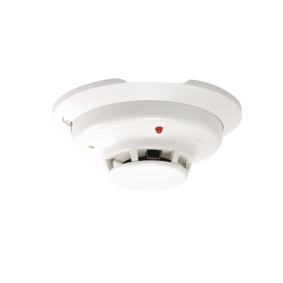 Detector Fotoeléctrico de Humo de 4 Hilos con Sensor de Temperatura a 57° C, Serie i3