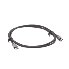 Cable USB-C a USB-C | 1 Metro (3.28 Pies) | Transferencia de Datos de 480 Mbps | Carga Rápida de Hasta 60W | QC 4.0/3.0/2.0 | PD3.0 | FPC | AFC | Protección Integrada | Caja de Aluminio | Nylon Trenzado | Color Negro