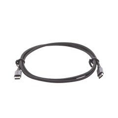 Cable USB-C a USB-C | 1 Metro (3.28 Pies) | Transferencia de Datos de 480 Mbps | Carga Rápida de Hasta 60W | QC 4.0/3.0/2.0 | PD3.0 | FPC | AFC | Protección Integrada | Caja de Aluminio | Nylon Trenzado | Color Negro