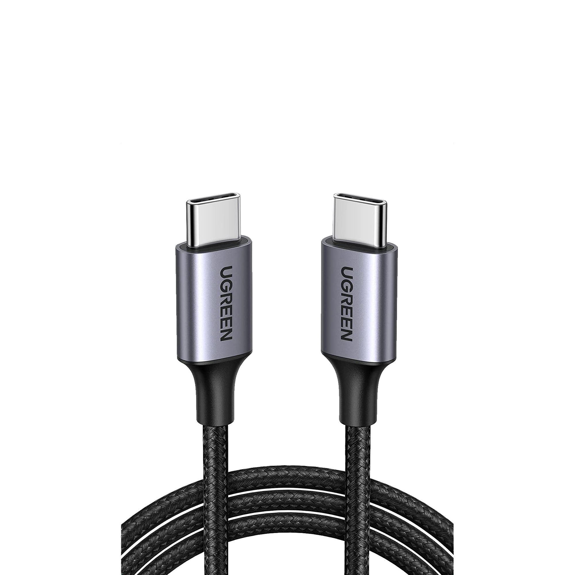 Cable USB-C a USB-C | 2 Metros (6.56 Pies) | Transferencia de Datos de 480 Mbps | Carga Rápida de Hasta 60W | QC 4.0/3.0/2.0 | PD3.0 | FPC | AFC | Protección Integrada | Caja de Aluminio | Nylon Trenzado | Color Negro